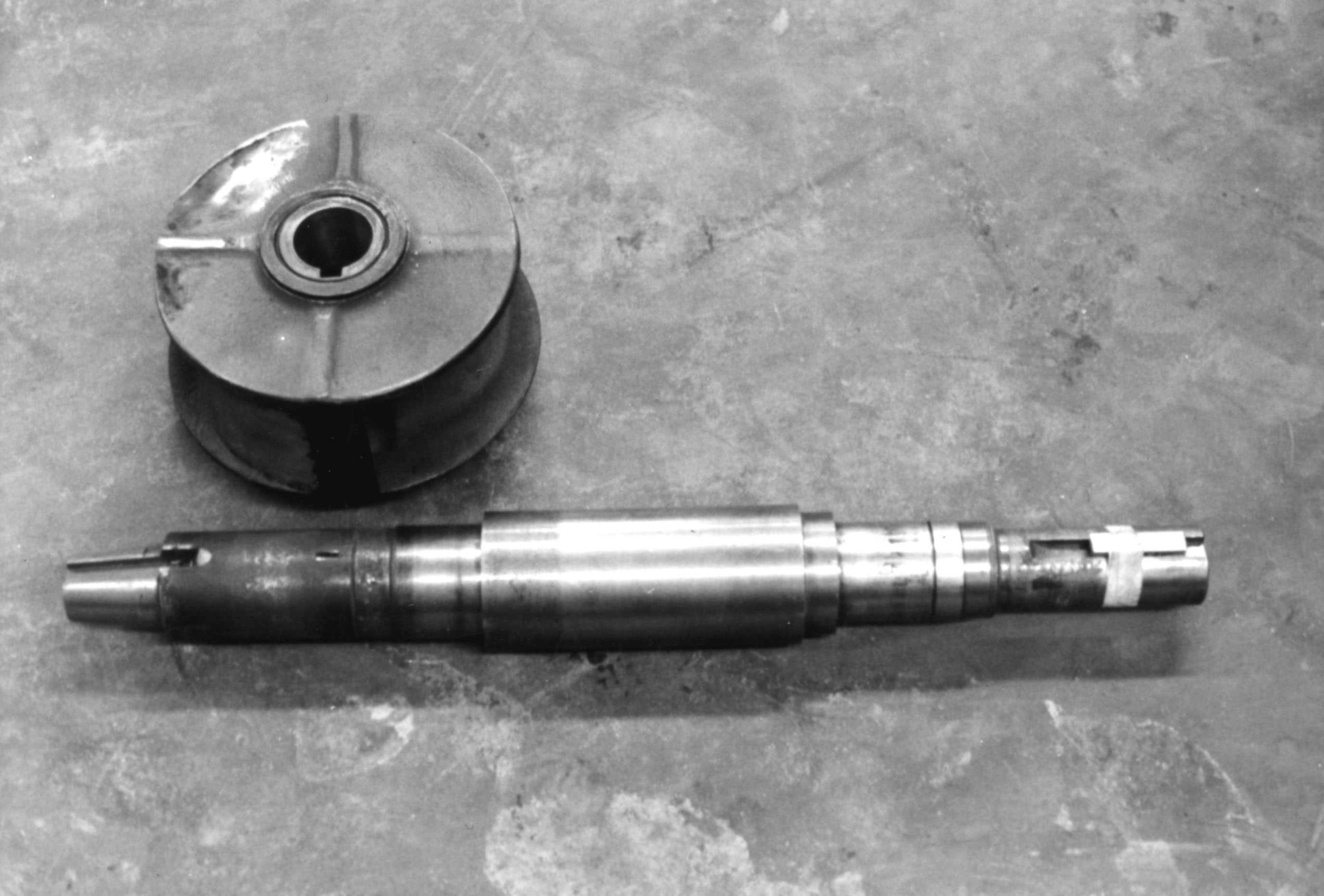 Impeller & shaft, rebuilt bore & shaft end BMR Group