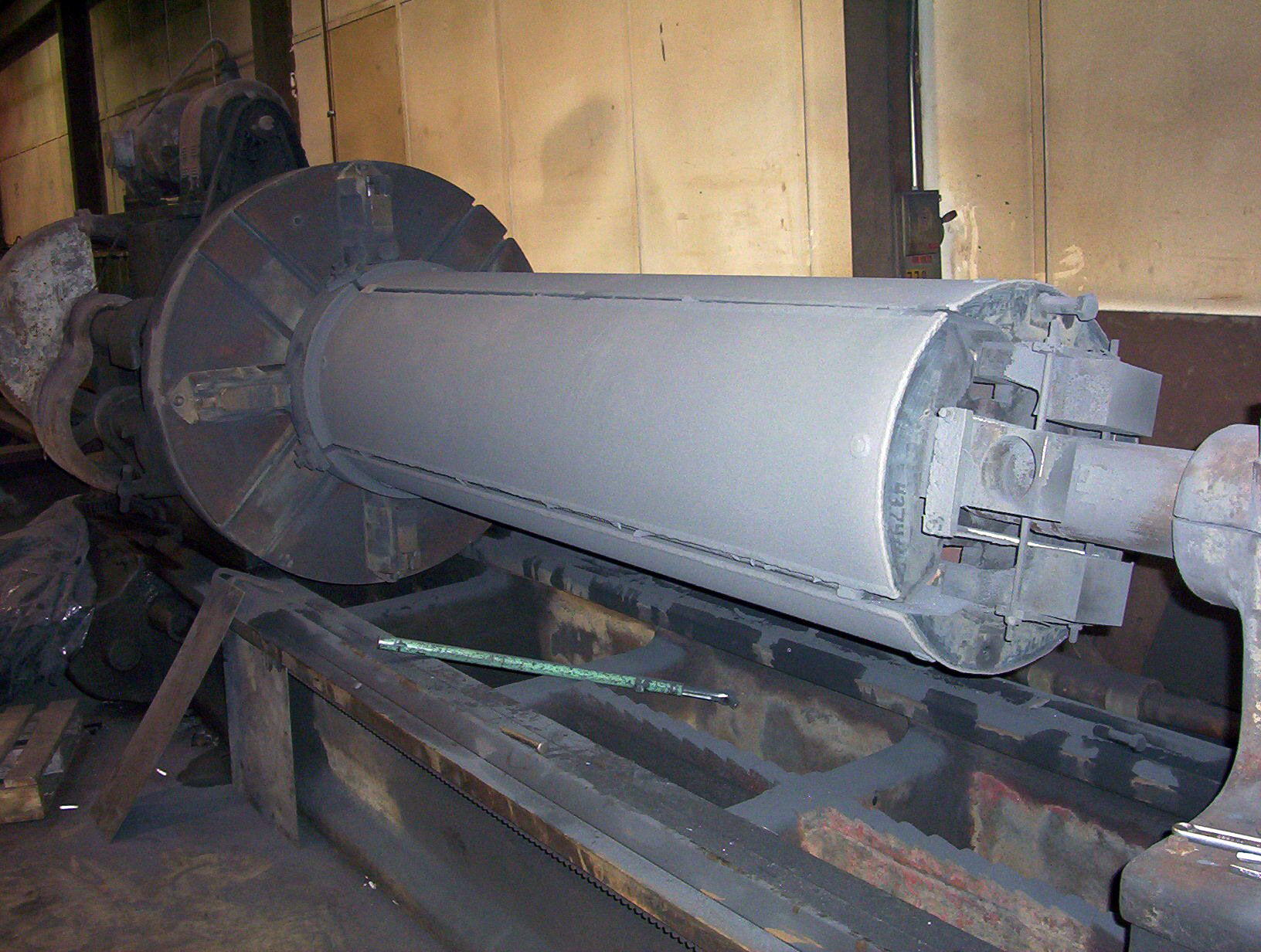 Steel mandrel segments carbide coated BMR Group