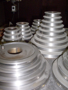 Steel step cones - manufactured and carbide coated
